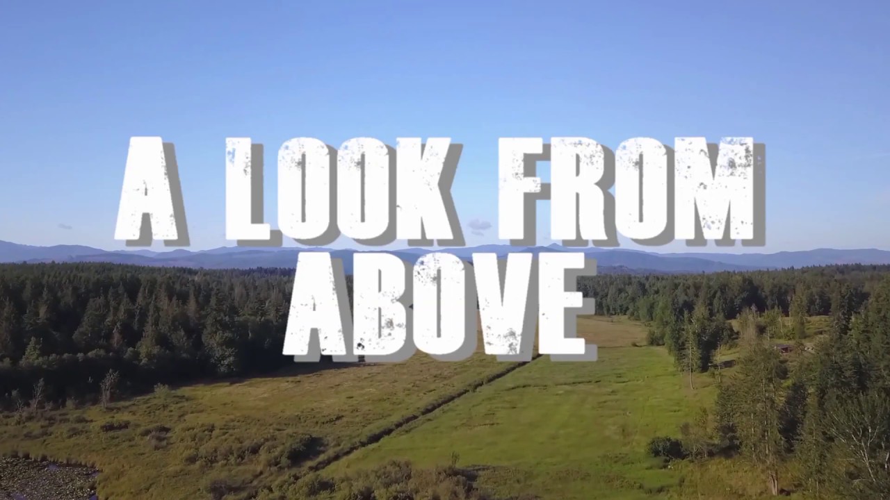 Relaxing scenic music drone video : A look from above