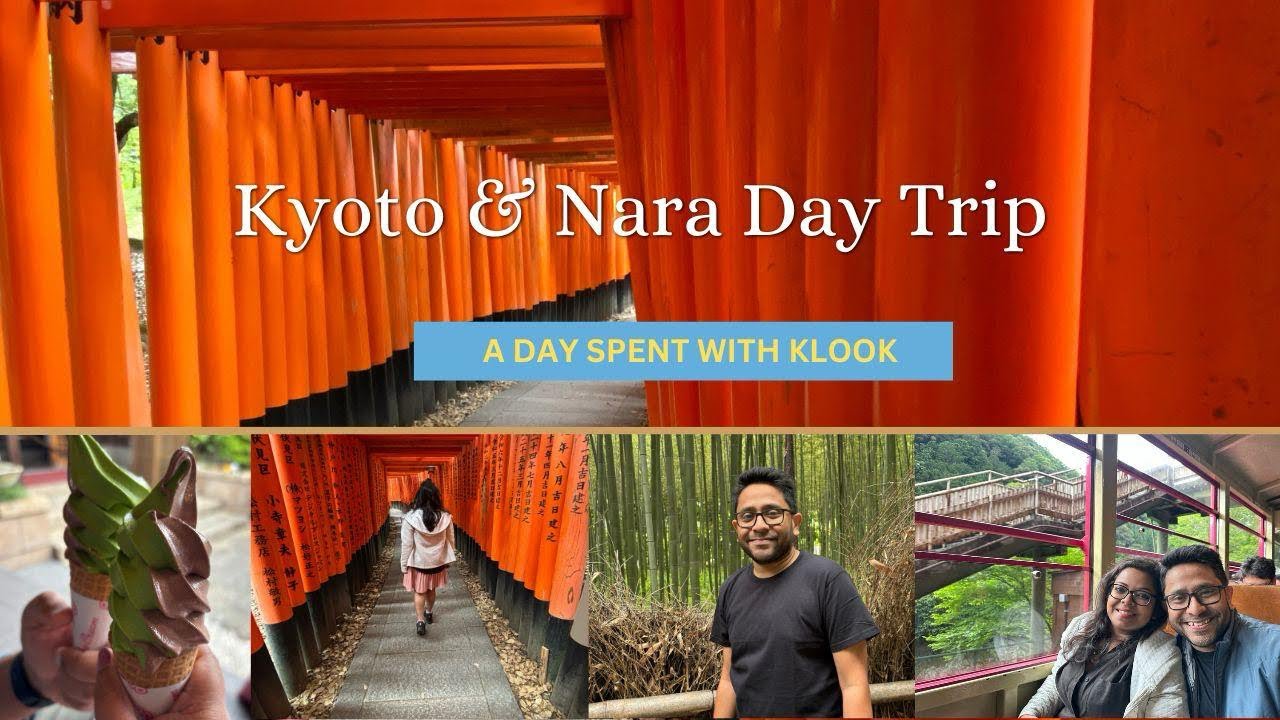 Kyoto & Nara Day Tour By Klook | Trying the famous Matcha Ice Cream | The Romantic Train Journey