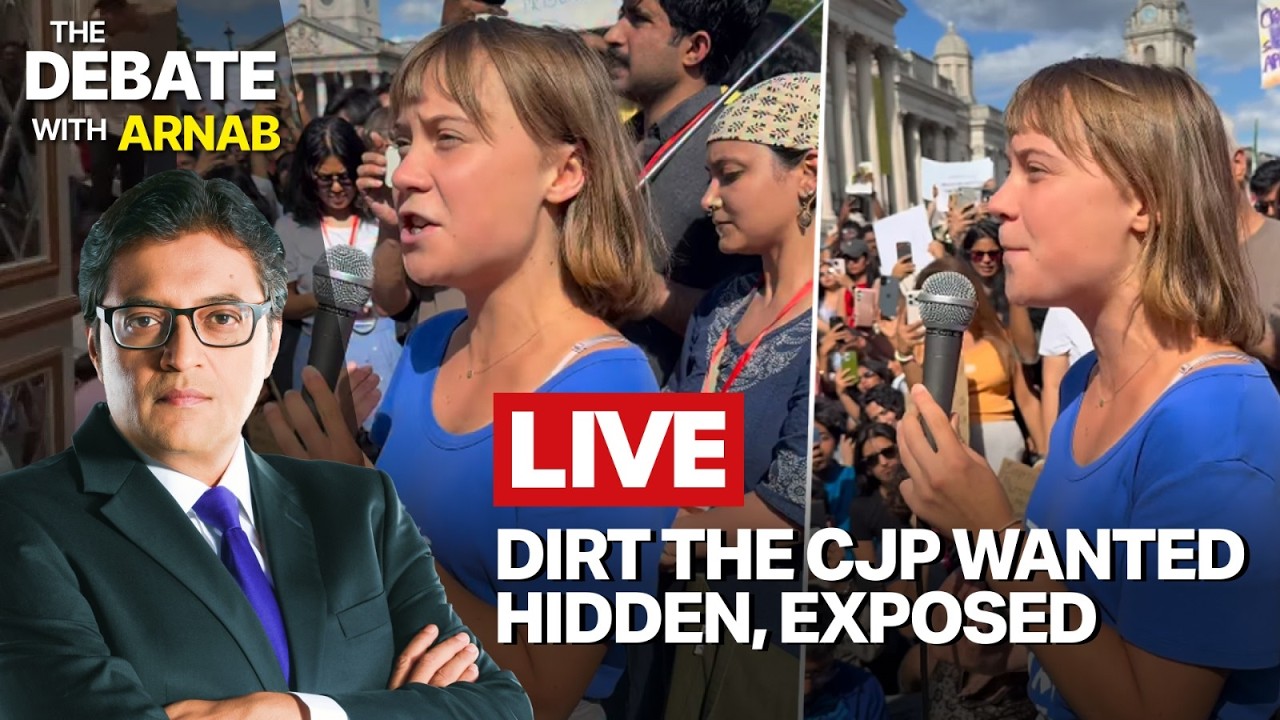 Debate With Arnab LIVE: CJP&rsquo;s Foreign Hand Totally Exposed As Greta Thunberg Comes Out In Open