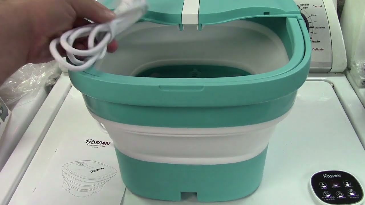 HOSPAN Collapsible Foot Spa With Motorized Massage Review