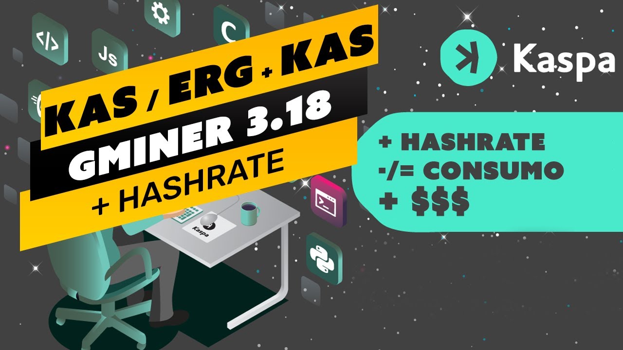 ⛏️😱 NOVO GMINER 3.18 - KASPA / DUAL ERGO + KASPA  / MAIS RENTABILIDADE E PERFORMANCE