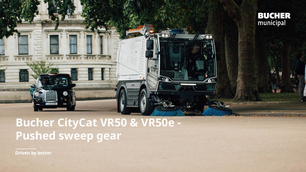 Bucher CityCat VR50 & VR50e - Pushed sweep gear