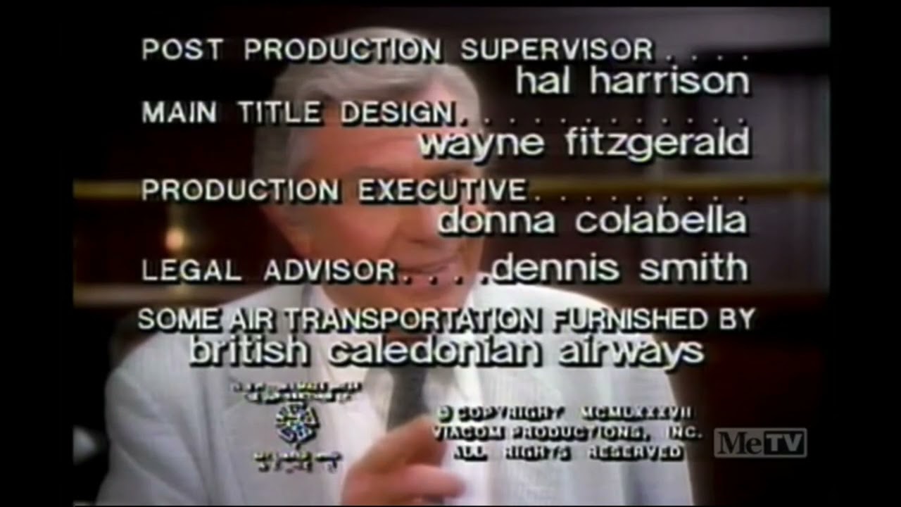 Matlock Closing Credits (September 22, 1987)
