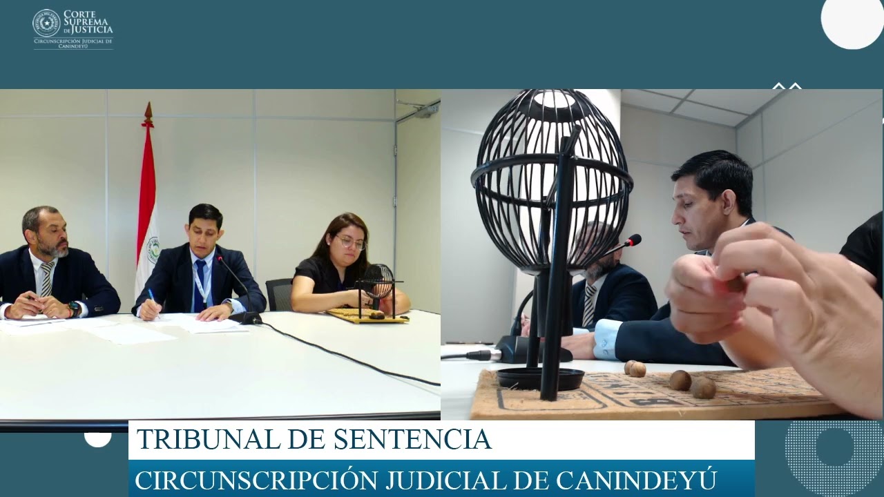 11-03-2026  Sorteo de Expediente de la Coordinación de los Tribunales de Sente