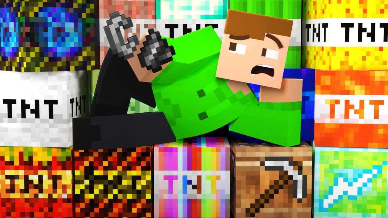 OM MINECRAFT HADE MASSOR AV TNT...