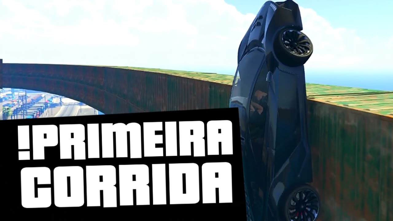 GTA V E O GRANDE NOOB DAS CORRIDAS !!