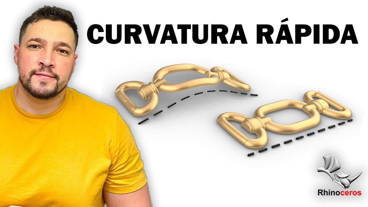 Como CURVAR ou DESCURVAR um objeto no Rhinoceros 3D - Flow