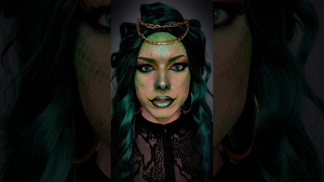 Medusa Makeup #medusa #diy #makeup #tutorial #sfx #sfxmakeup #beauty #halloweencostume #costume #art