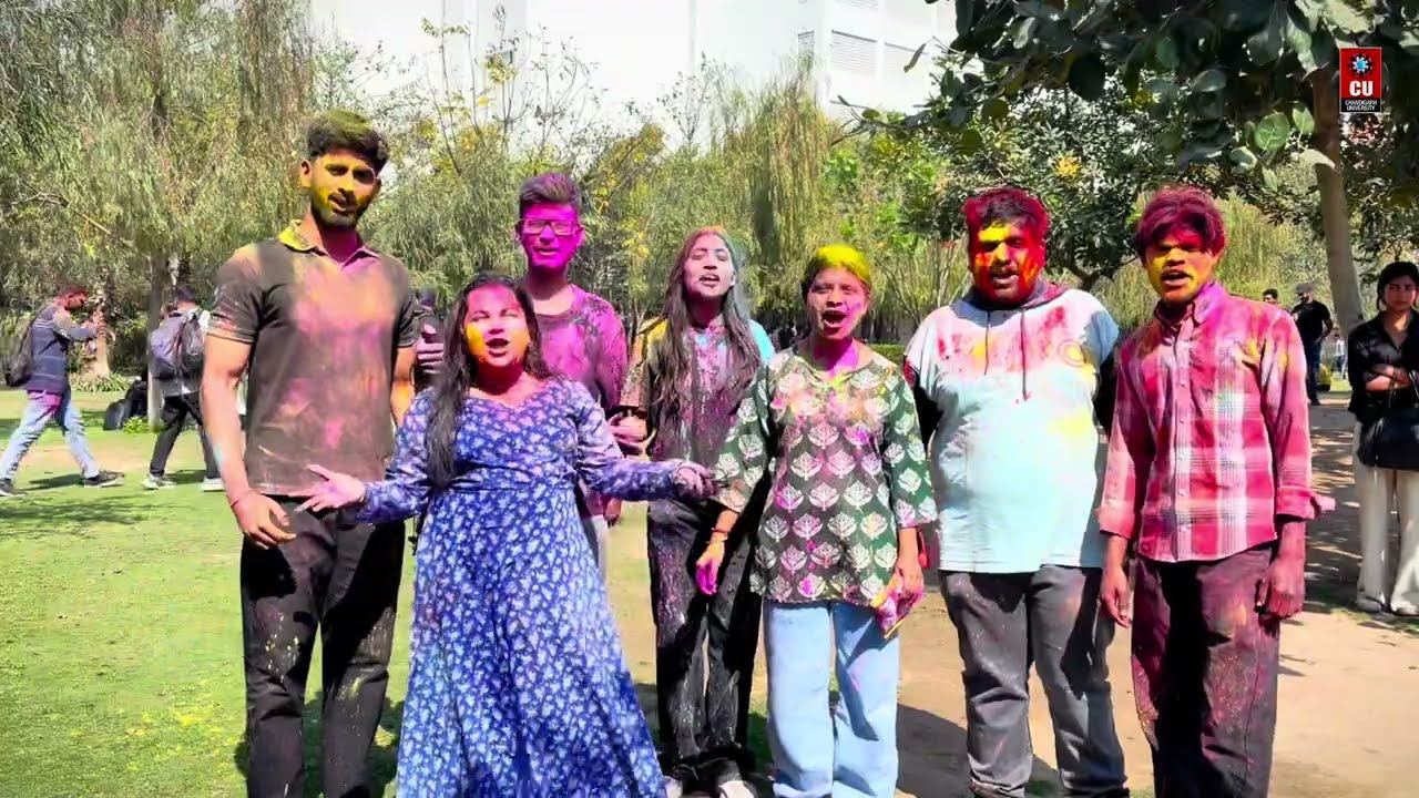 Holi Celebrations at Chandigarh University