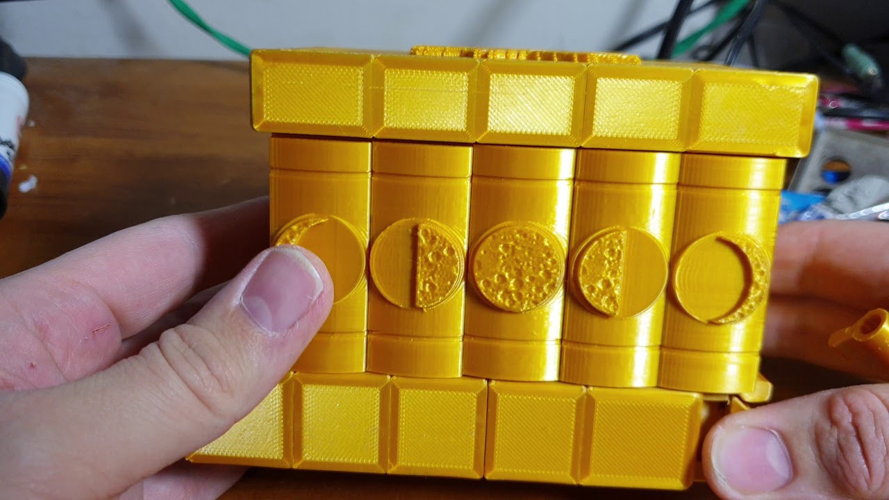 3D printed secret Puzzle Box
