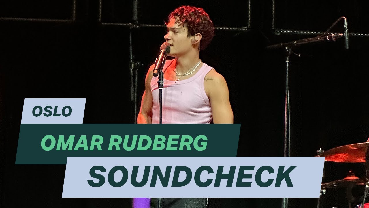 Omar Rudberg - Höj ett glas (soundcheck Oslo)