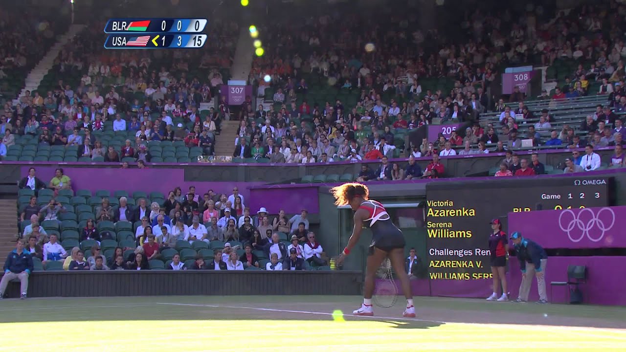 S. Williams (USA) v Azarenka (BLR) Women's Tennis 1st Round Replay - London 2012 Olympics