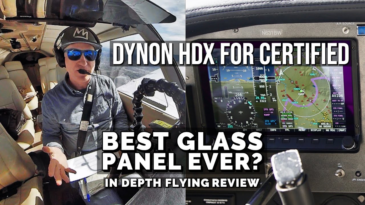 Dynon Skyview в Cherokee | ПОЛНЫЙ ОБЗОР HDX в полете и при заходе на посадку | ЛУЧШАЯ СТЕКЛЯННАЯ ...