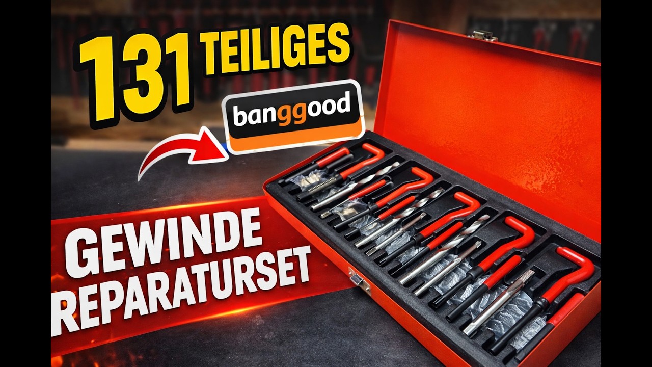 Gewindereparatur leicht gemacht mit diesem Set M5-M12 metrisch