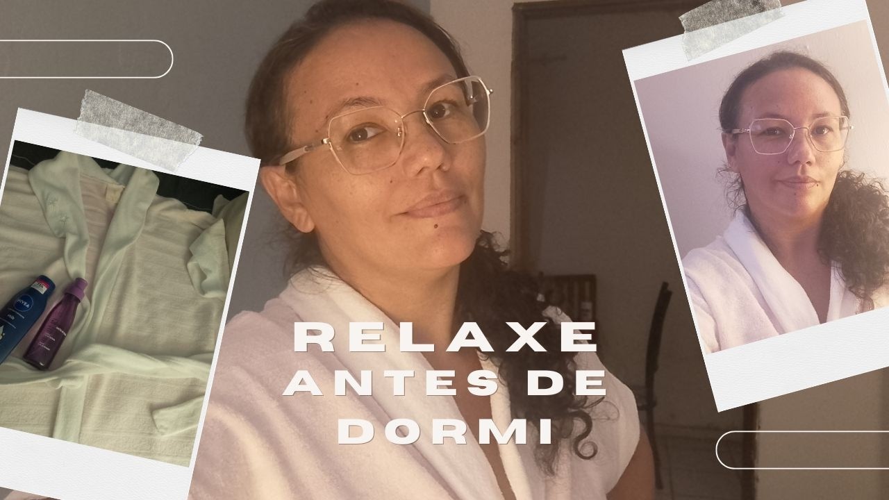 Como eu faço pra relaxar antes de dormi?(auto massagem+ respiração)#relaxando #ansiedade #vlog