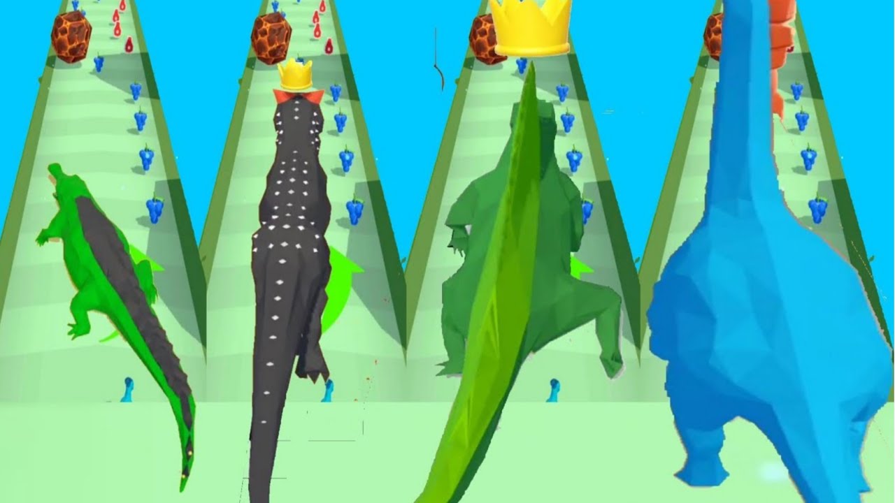 DinoRush All levels Gameplay iOS,Android Gameplay Level | New Gameplay Video