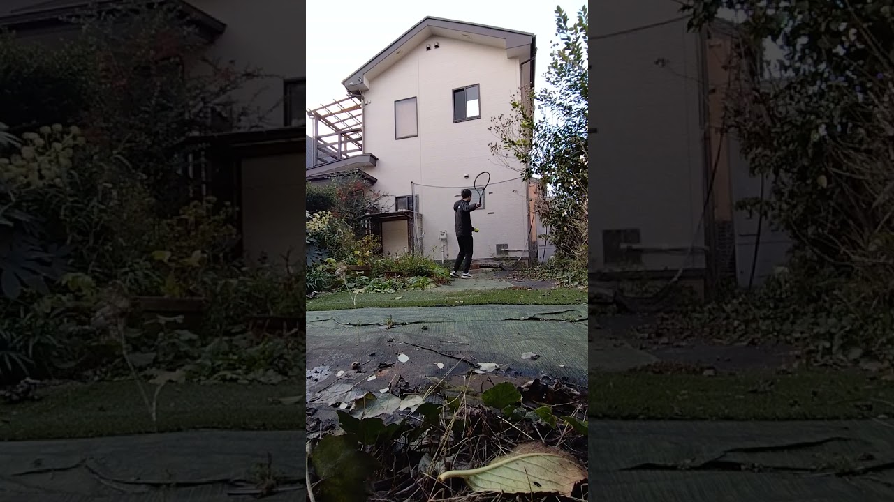 20251231フォア素振り　目指せムゼッティ Dr.岩井式テニスメソッド1.0実践記録