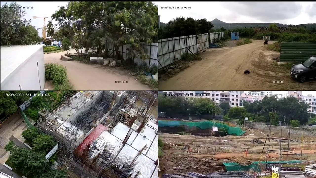 Installation of IP CCTV at a construction site