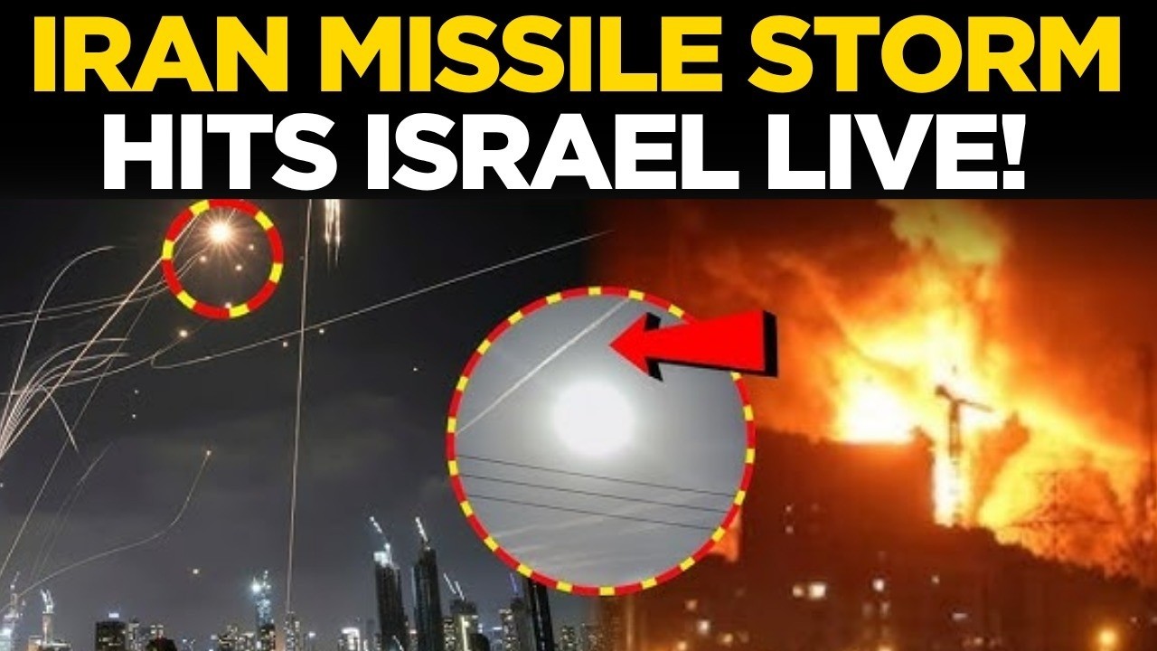 LIVE: Iran Unleashes Missile STORM On Israel | Eilat ROCKED By Massive Blast | TEL AVIV IN Flames