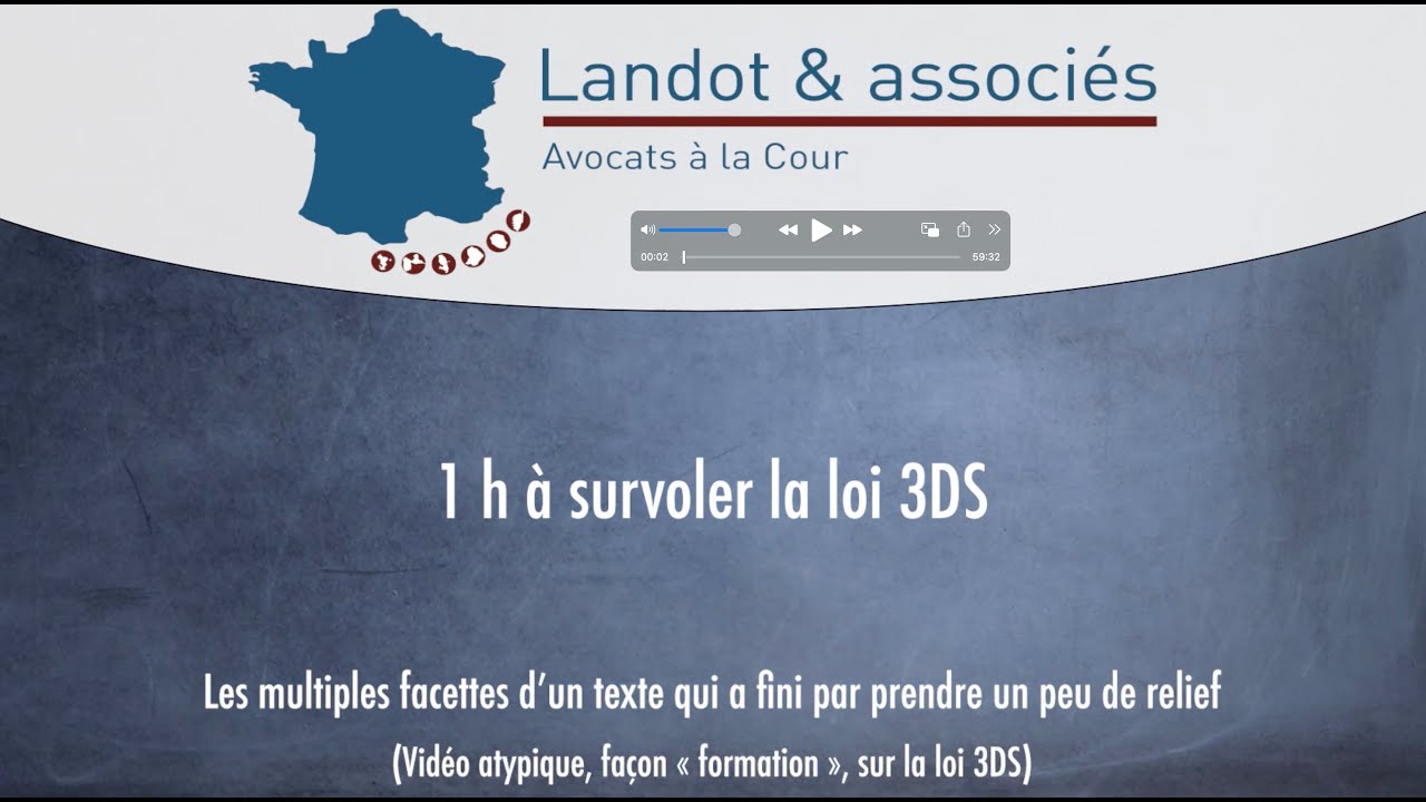 1 h à survoler la loi 3DS