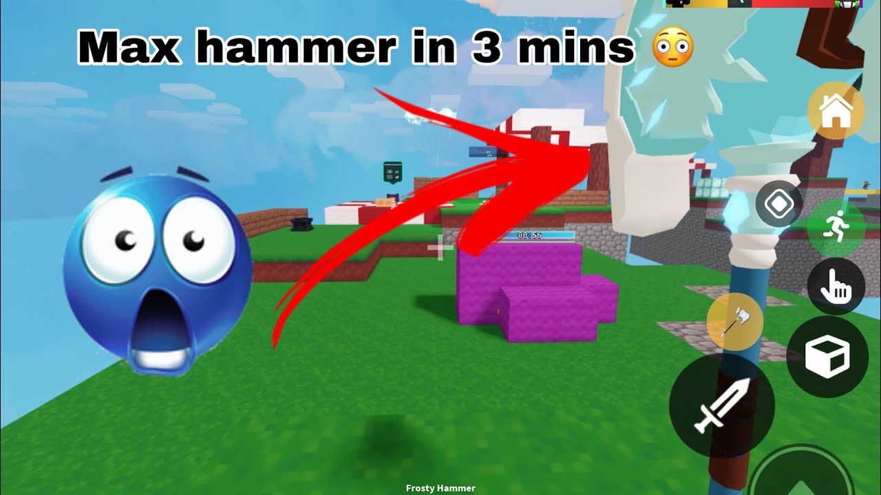 Comp Mobile Adetunde player (Roblox Bedwars)😱🙏