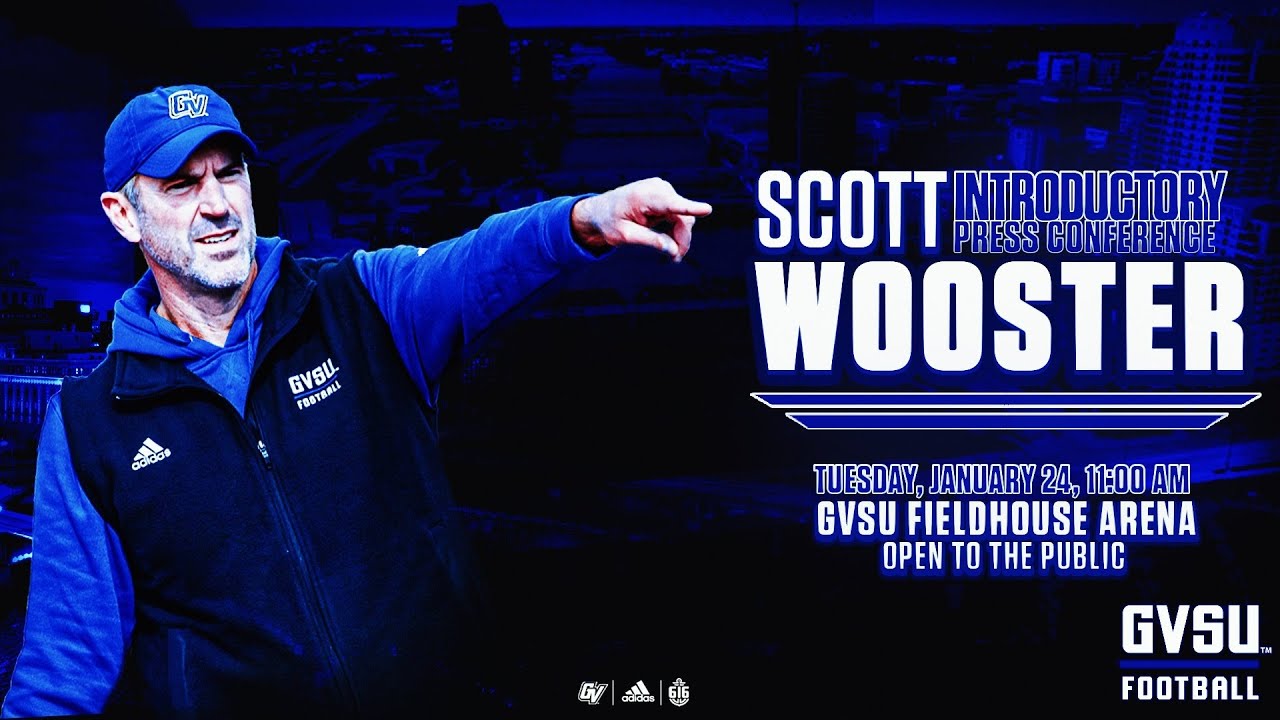 GVSU Football Scott Wooster Introductory Press Conference