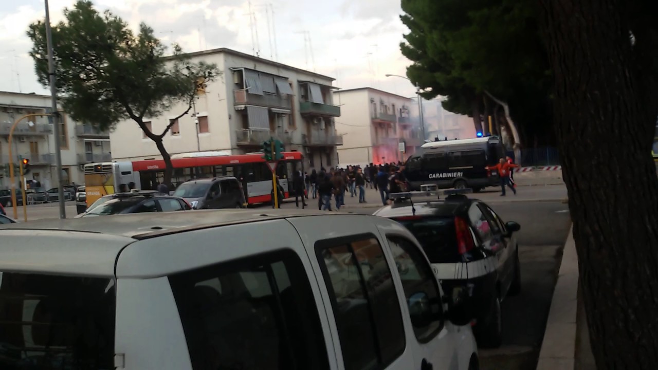 Arrivo navette con Catanesi.. e scompiglio in città