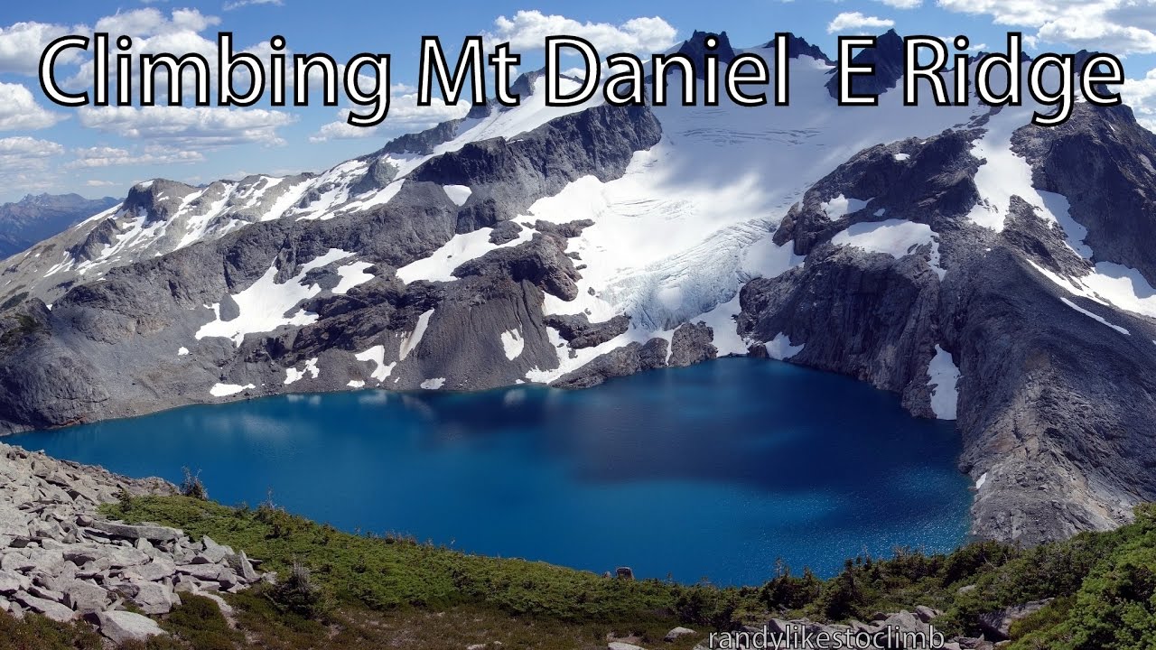 Climbing Mt Daniel E Ridge