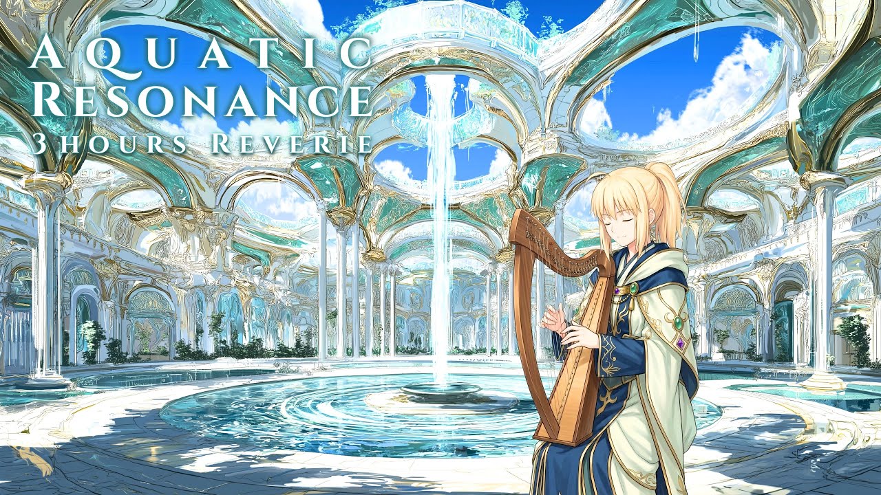[Celtic Classic] City of Water, Order and Geometry | Harp | Focus, Work, Study| 3 Hours