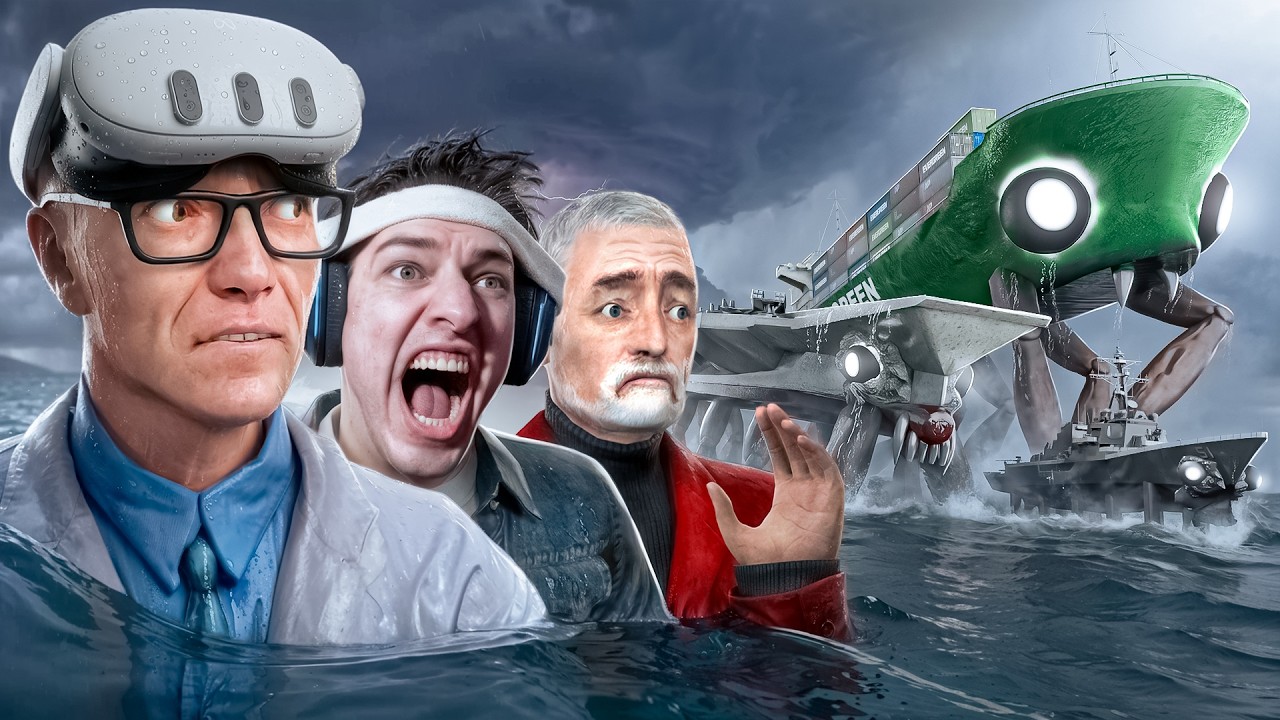 VR 24 ЧАСА ВЫЖИВАНИЯ против КРАБТАНИК в ОКЕАНЕ в Garry&rsquo;s Mod