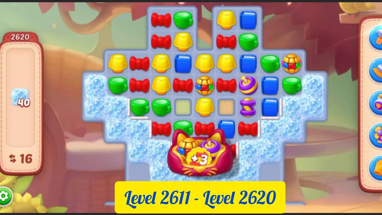 Homescapes : ( Level 2611 - Level 2620 )