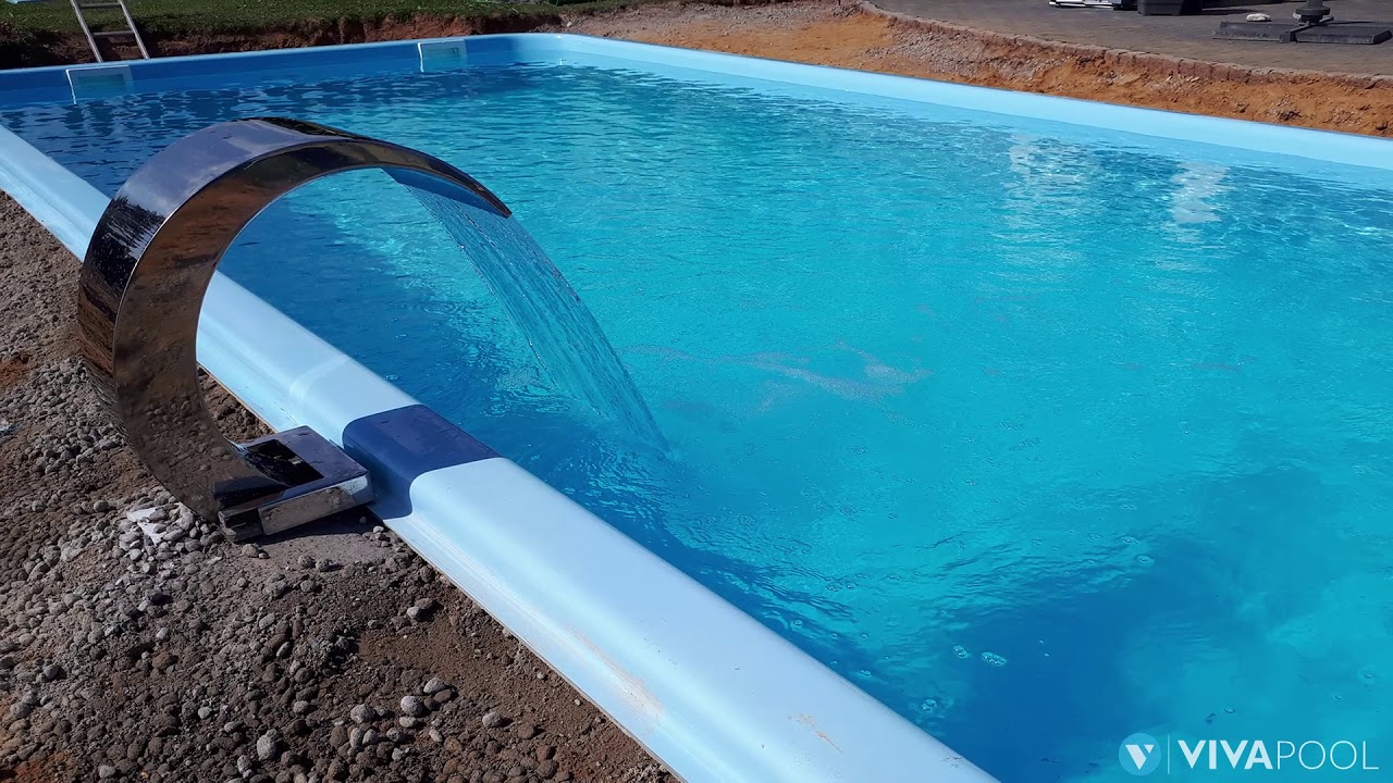 Realizacja basenu ogrodowego Jumbo 9,50 x 3,70 x 1,55 | Vivapool