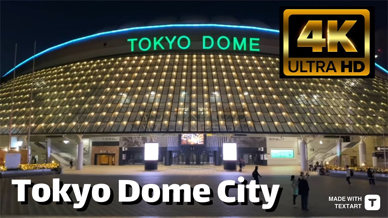 【4K】Tokyo Dome City & Korakuen Hall - Tour - November 2022