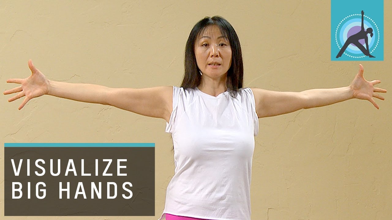 Visualize Big Yoga Hands, Front and Back !