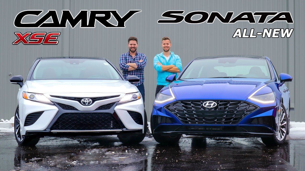 2020 Hyundai Sonata vs Toyota Camry XSE // Challenger Meets Champion