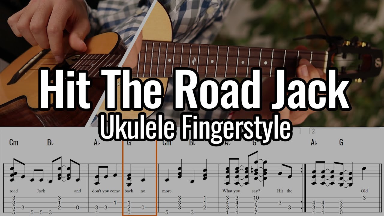 Hit The Road Jack (Ukulele Fingerstyle) [Low G]