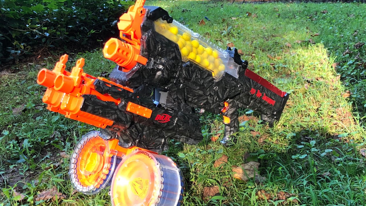 NERF MOD: Eighth Day Juggernaut Rapid Strike & Nemesis Rival Nerf Gun!