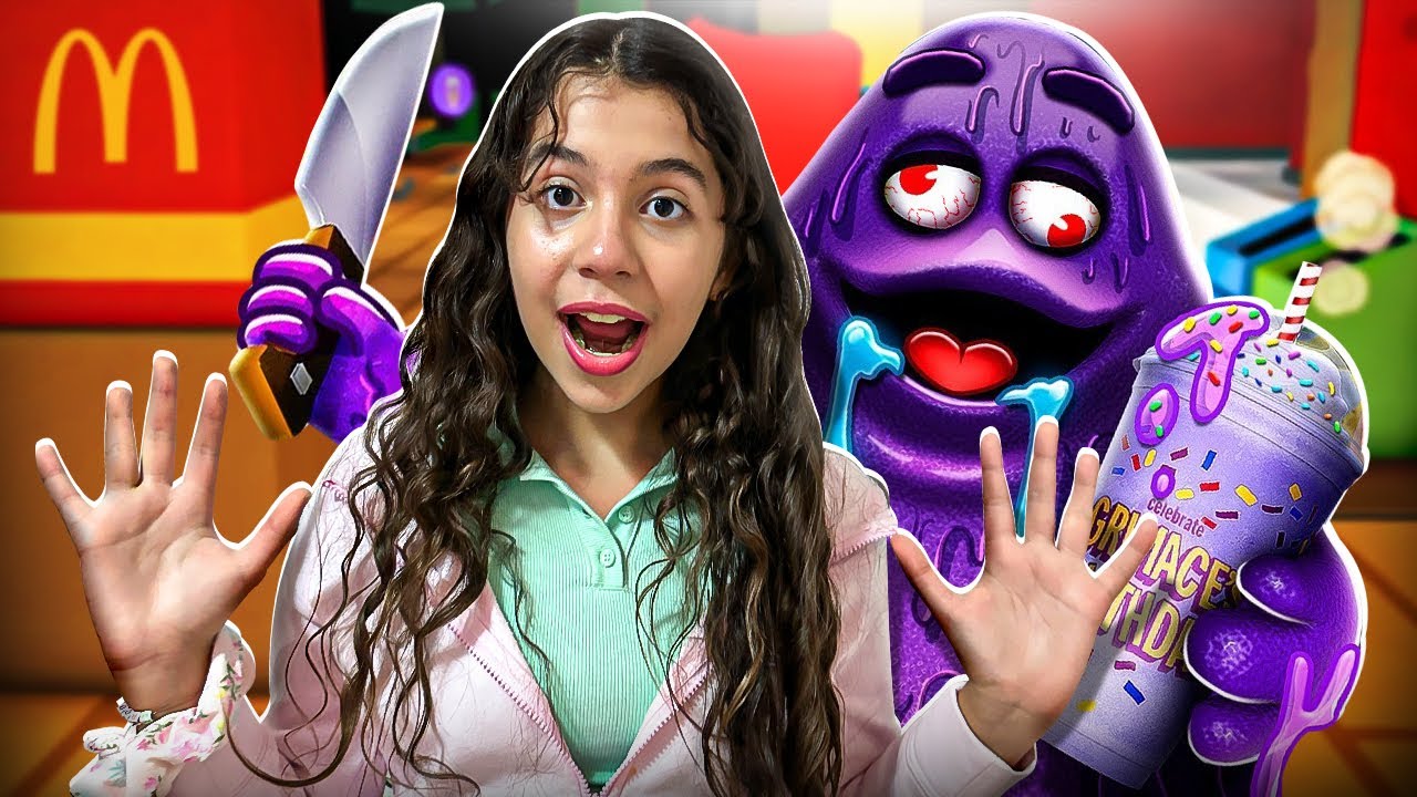 Roblox - EXPERIMENTAMOS O MILKSHAK DO GRIMACE SHAKE - Sarah de Araújo Games