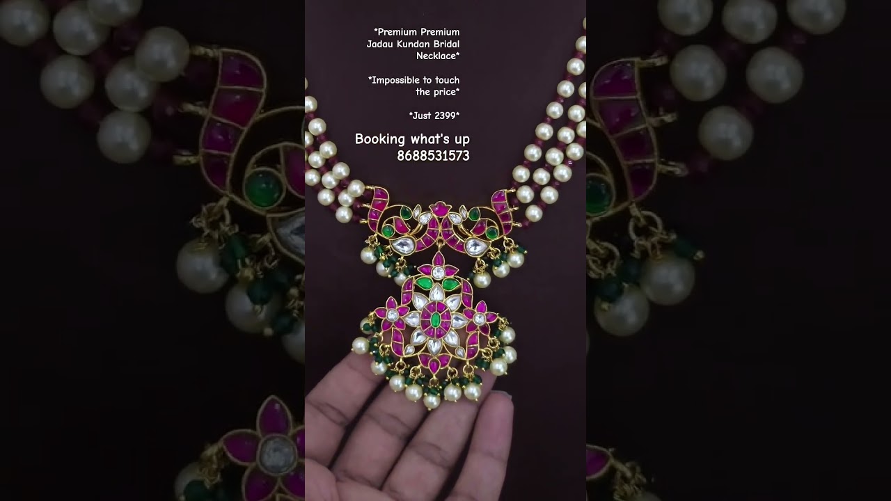 *Premium Premium Jadau Kundan Bridal Necklace**Impossible to touch the price*