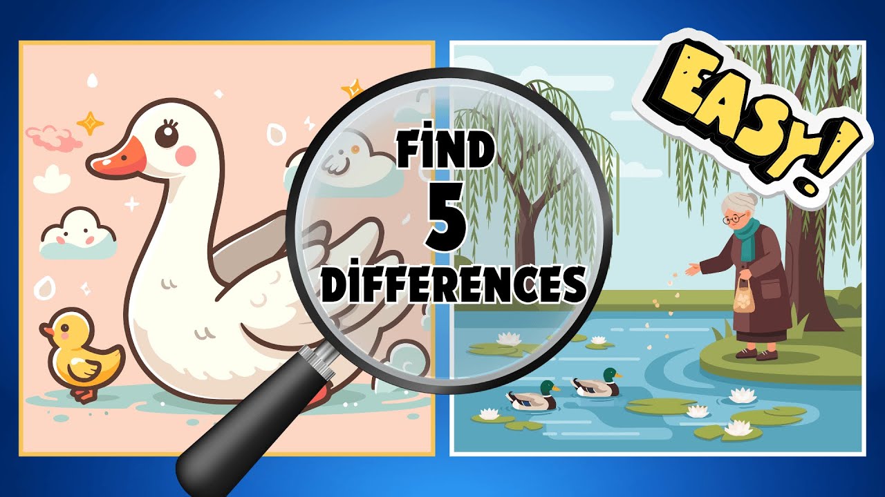 Find 5 Differences Game  | Spot The Difference Challenge | #12