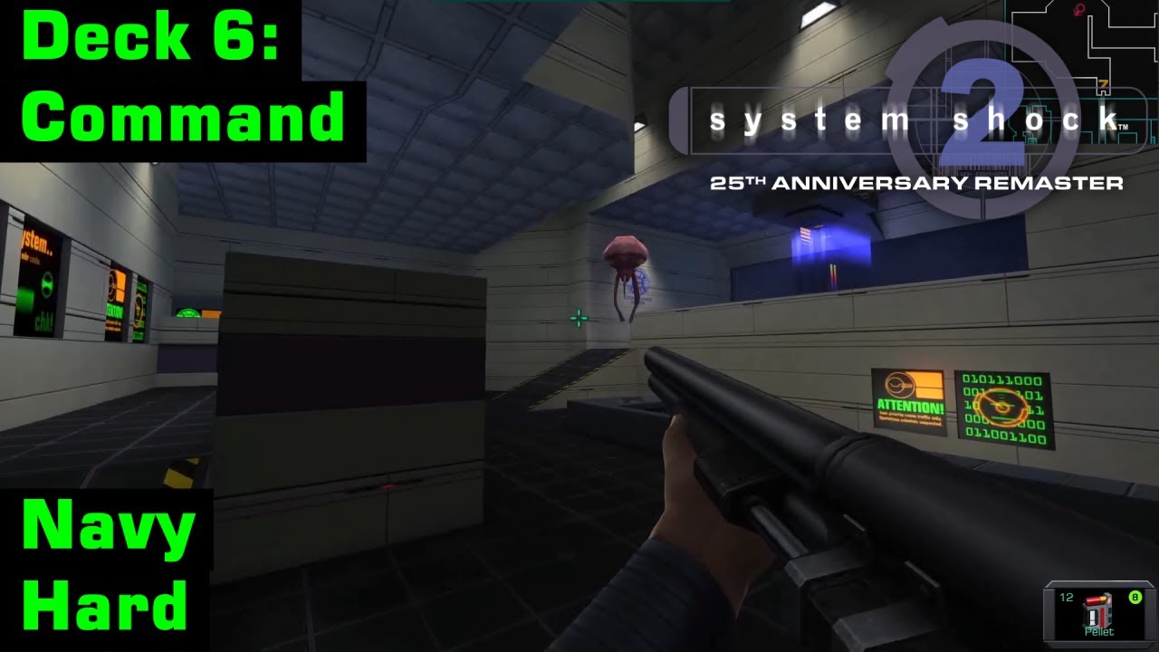 System Shock 2: 25th Anniversary Remaster | Navy, Hard | Deck 6: Command