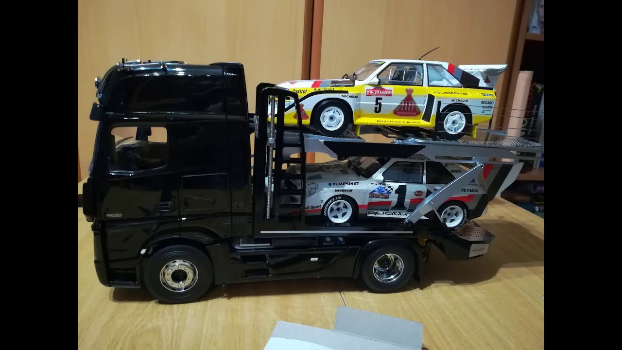 Mercedes Actros GigaSpace NZG remolque portacoches
