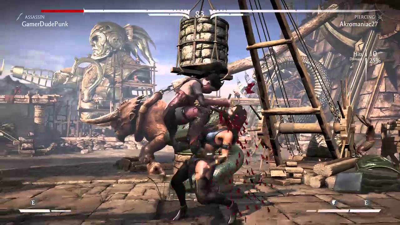Akromaniac27 (Piercing Mileena) vs GamerDudePunk (Assassin Kitana)