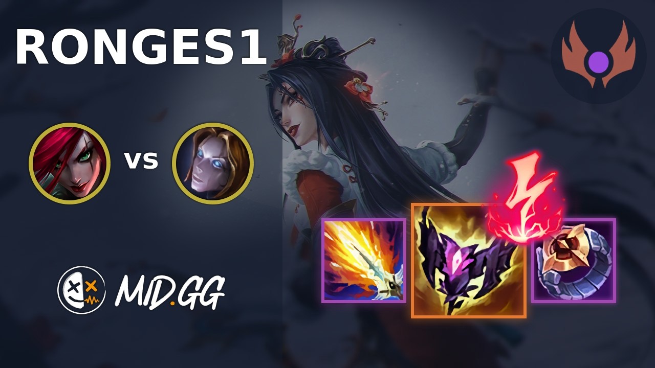 MID.GG: [ Ronges1 ] Katarina MID vs Orianna | EUW MASTER | LOL Season 2026