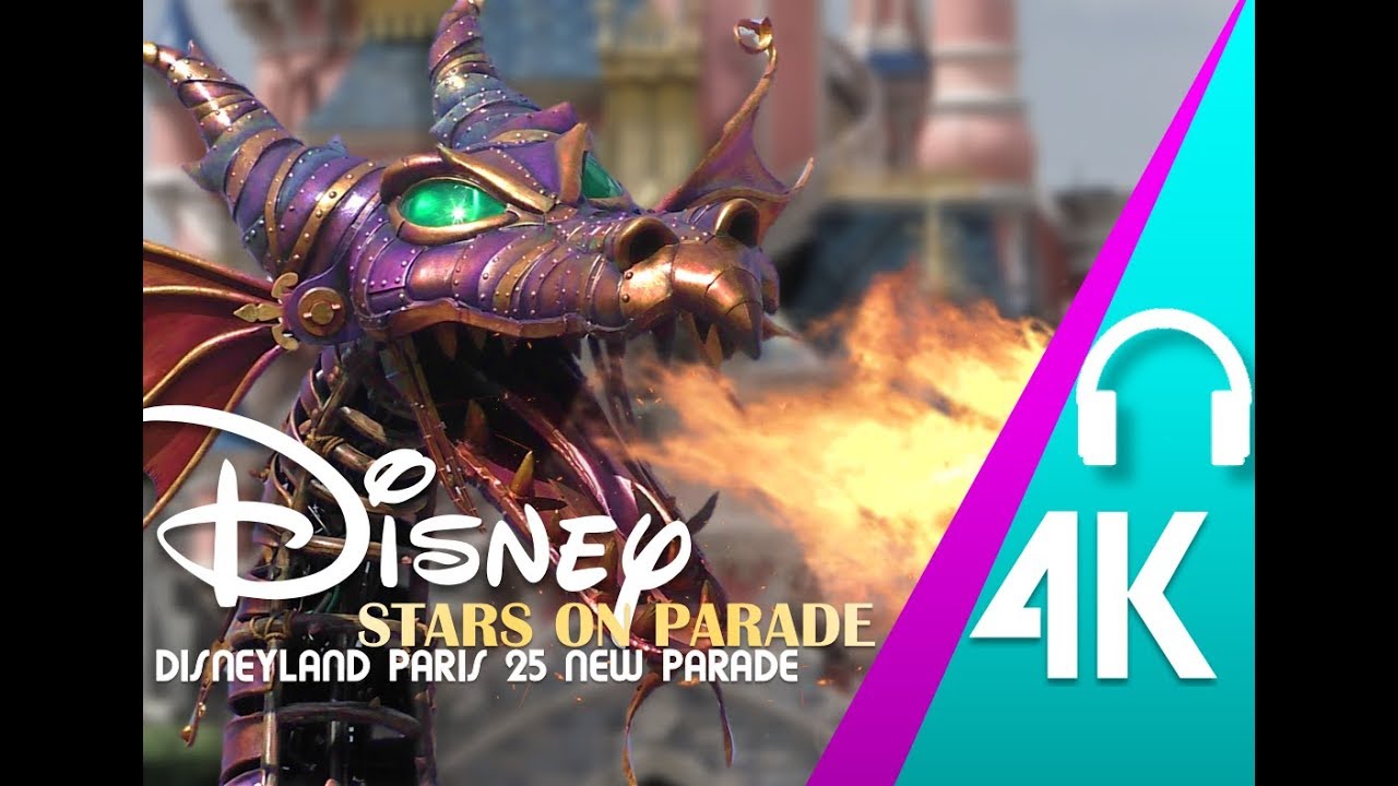 [4K] Disney Stars on Parade 3D Audio 2017 25th Anniversary Disneyland Paris