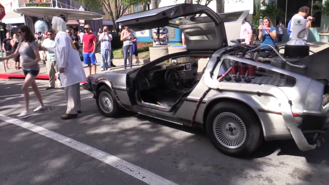 Doc Brown arrives for Back To The Future Day Celebration at Universal Orlando