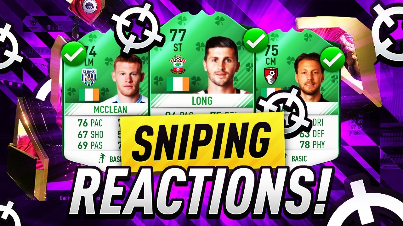 FIFA 17 | EPIC ST PATRICKS DAY SNIPING!!! SNIPING SPECIAL IRISH CARDS | SNIPING REACTIONS EP13