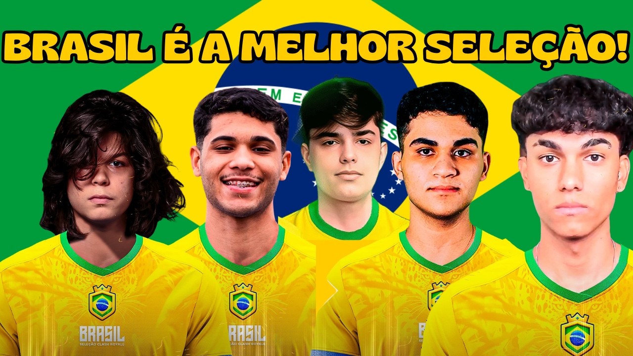 O Brasil É a Melhor Seleção de Clash Royale do Mundo — Por Que Ninguém Fala Disso?