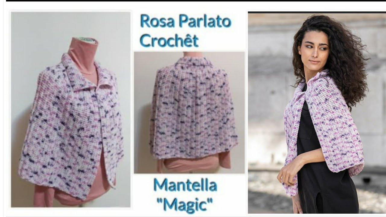 Tutorial Mantella uncinetto 