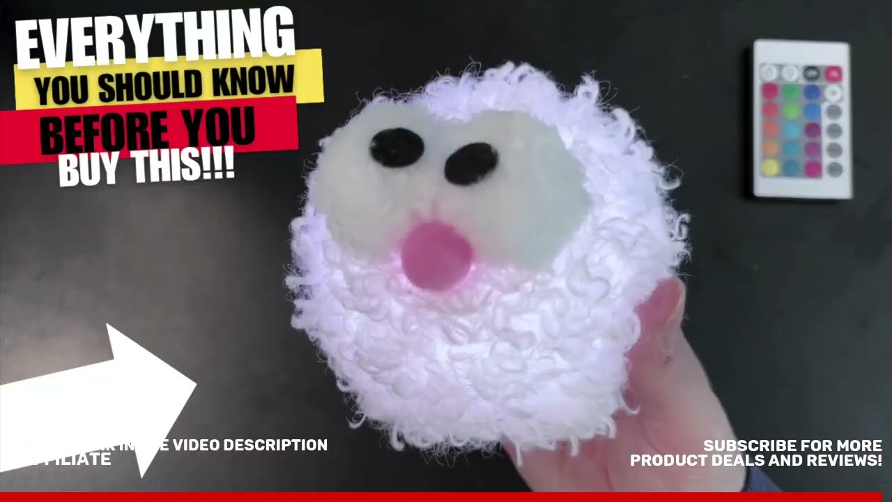 OMTLED Plush Night Light Overview | Is It Worth It? #ad #amazoninfluencer